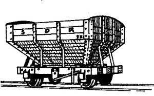 Dundas - OO-9 Snailbench Dist. Rlys Hopper Wagon - DM6