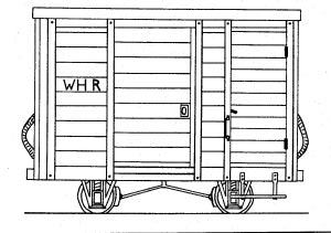 Dundas - OO-9 Welsh Highland Rly Goods Brake Van - DM50