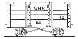 Dundas - OO-9 Welsh Highland Rly 4ton Mineral Wagon - DM51