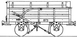 Dundas - OO-9 Ffestiniog Rly Granite Wagon - DM55
