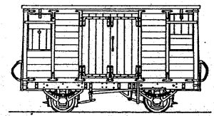 Dundas - OO-9 Tralee and Dingle Railway Covered Cattle and Goods Van - DM71