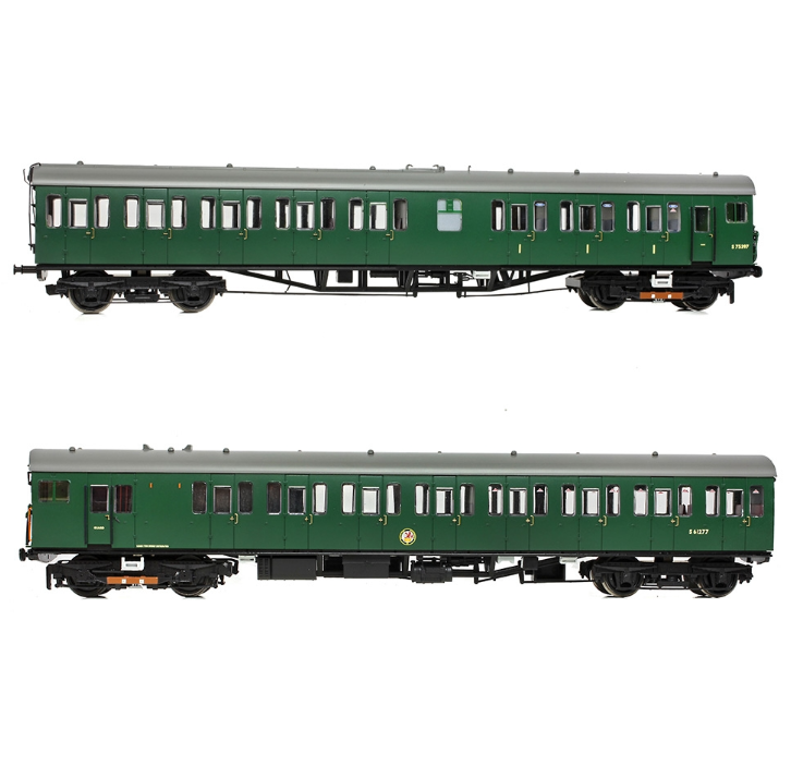 Bachmann 31-393 Class 414 2-HAP 2-Car EMU 6079 BR (SR) Green (Small Yellow Panels)