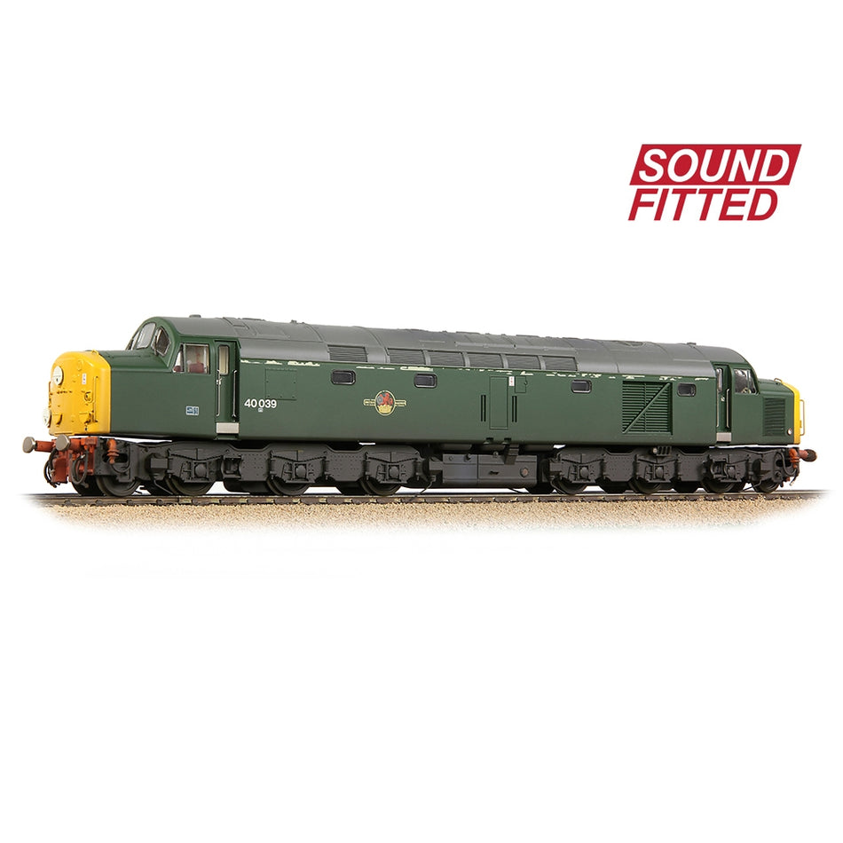 32-492SF Bachmann Class 40 No. 40 039 BR Green Weathered and Sound Fitted