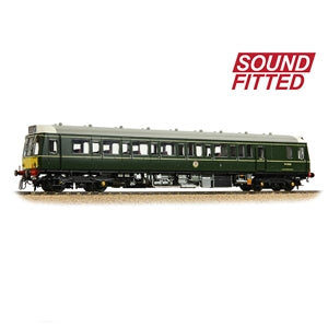 35-528SF Class 121 Single-Car DMU W55028 BR Green (Small Yellow Panels) - Sound Fitted