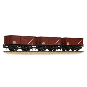 37-238A BR 16T Steel Mineral Top Flap Doors 3-Wagon Pack BR Bauxite (TOPS)