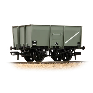 37-450C 16T Steel Slope-Sided Mineral Wagon Rivetted Doors BR Grey