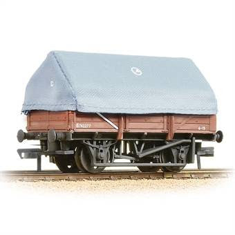 33-085B 5 Plank UCV China Clay Wagon. BR Bauxite with Hood (Weathered)