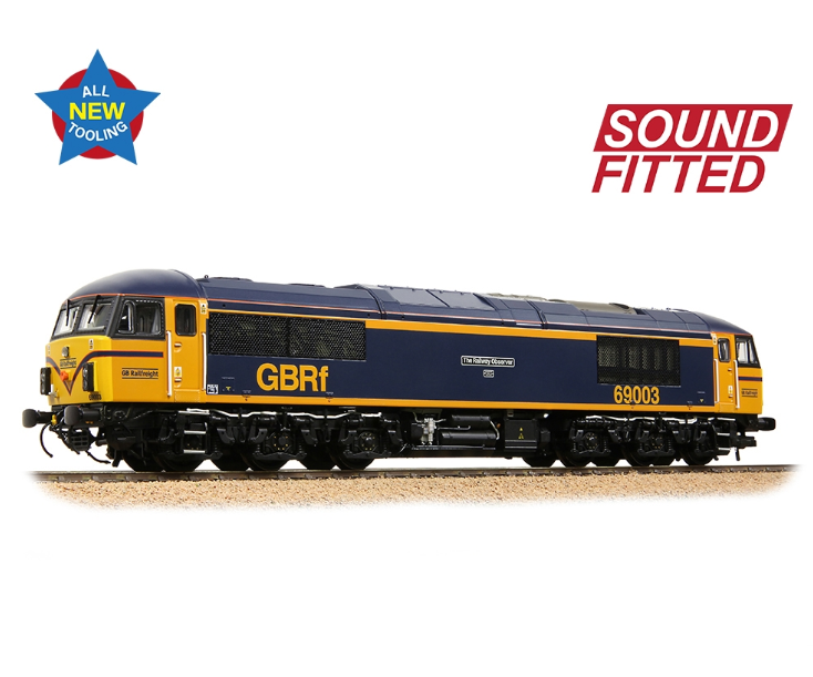 35-778SF Class 69 69003 'The Railway Observer' GBRf Diesel Locomotive - DCC Sound