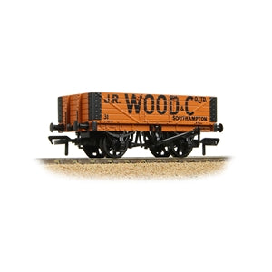 37-053A  5 Plank Wagon Wooden Floor 'J.R. Wood & Co. Ltd.' Orange
