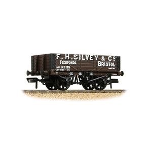 37-056B  5 Plank Wagon Wooden Floor 'F. H. Silvey & Co.' Brown