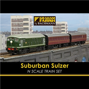 370-062 Graham Farish N scale train set "Suburban Sulzer"