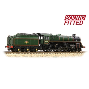 372-728SF - Farish BR Standard 5MT with BR1 Tender 73049 BR Lined Green (Late Crest) SOUND FITTED
