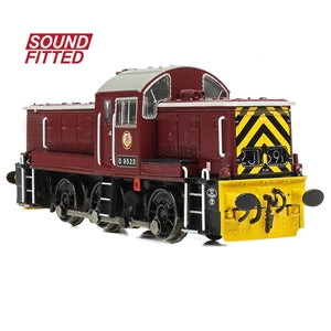 372-955SF - N Gauge BR Class 14 D9523 Maroon with Wasp Stripes