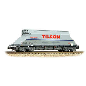 Graham Farish - 377-104A - JGA Bogie Hopper with Hopper Cover 'Tilcon' Grey