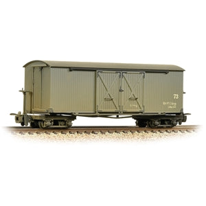 393-026a Bogie Covered Goods Wagon - Nocton Weathered