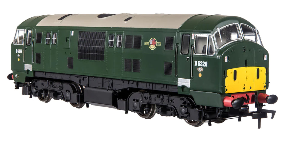 4D-012-011S - Dapol OO Class 22 D6328 BR Green SYP Disc H/C (SOUND)