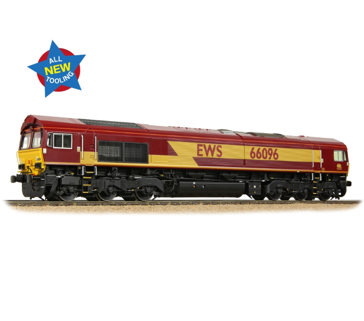 50-000A Class 66/0 66096 EWS Diesel Locomotive