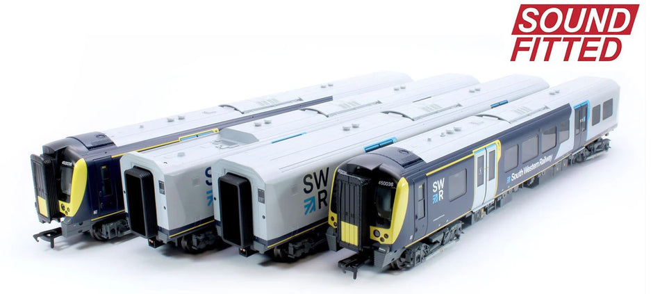 Bachmann 31-042SF Class 450/0 4-Car EMU 450036 South Western Railway - DCC Sound Fitted