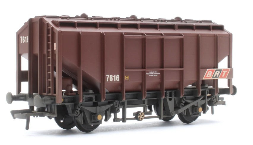 Bachmann 33-131B 35 Ton PAV Bulk Grain Wagon BRT Brown No. 7616 - Weathered