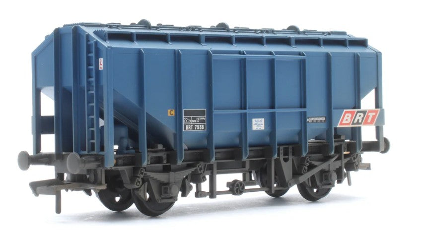Bachmann 33-133B 35 Ton PAA Ex-Bulk Grain Wagon BRT Blue No. BRT 7538 - Weathered