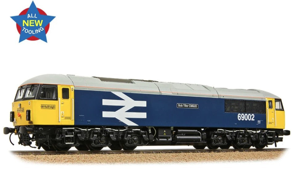 Bachmann 35-777 Class 69 69002 'Bob Tiller CM&EE' BR Blue (Large Logo) (GBRf) Diesel Locomotive