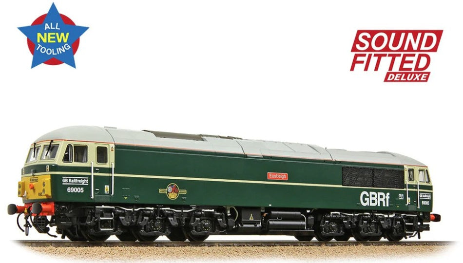 Bachmann 35-780SFX Class 69 69005 'Eastleigh' BR Green (Late Crest) (GBRf) Diesel Locomotive - DCC Sound Deluxe