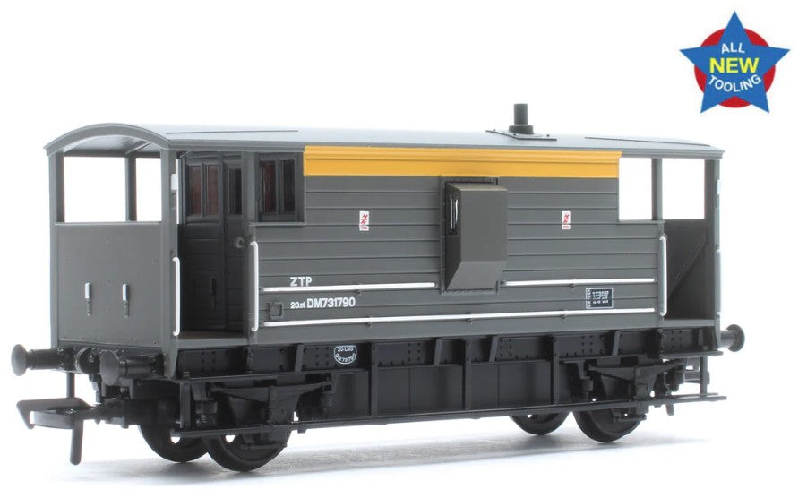 Bachmann 38-979 LMS 20T Brake Van BR Engineers Grey & Yellow No. DM731790