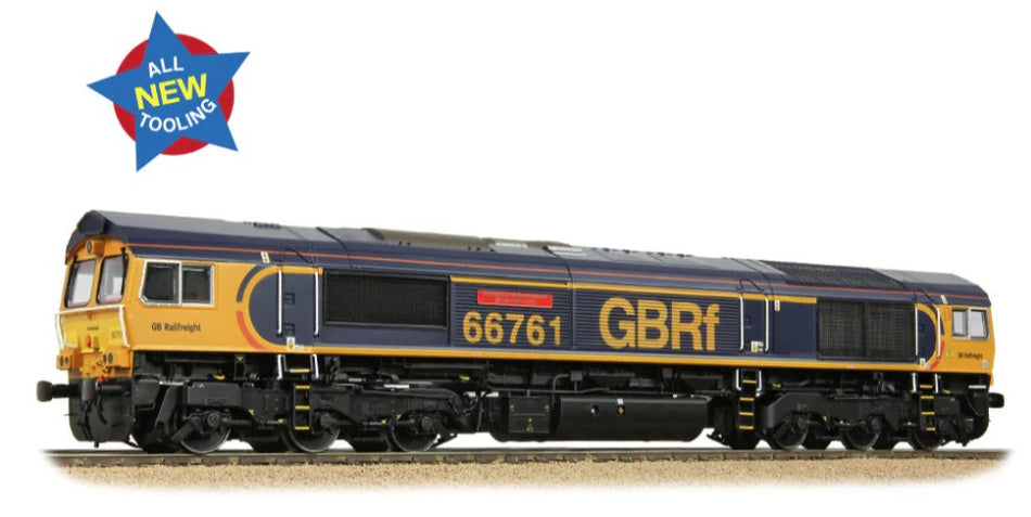 Bachmann 50-003 Class 66/7 66761 'Wensleydale Railway Association' GBRf Europorte Diesel Locomotive