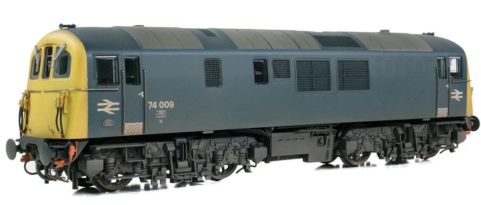 EFE Rail E82010 Class 74 Electro-Diesel 74009 BR Blue Electric Locomotive - Weathered