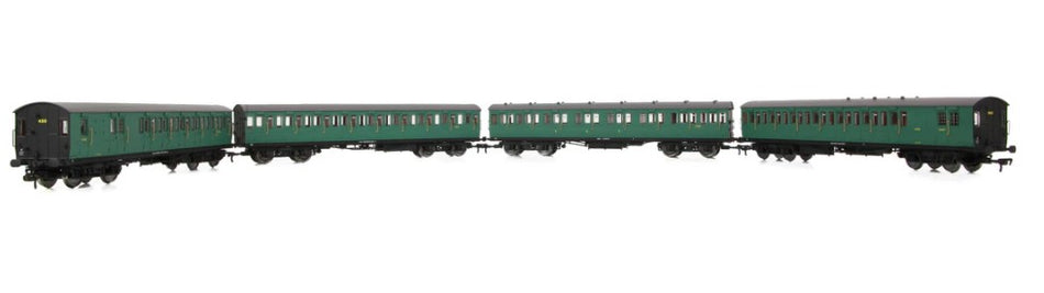 EFE Rail E86022 LBSCR 54ft 'Isle of Wight' 4-Coach Pack SR Malachite Green No. 485