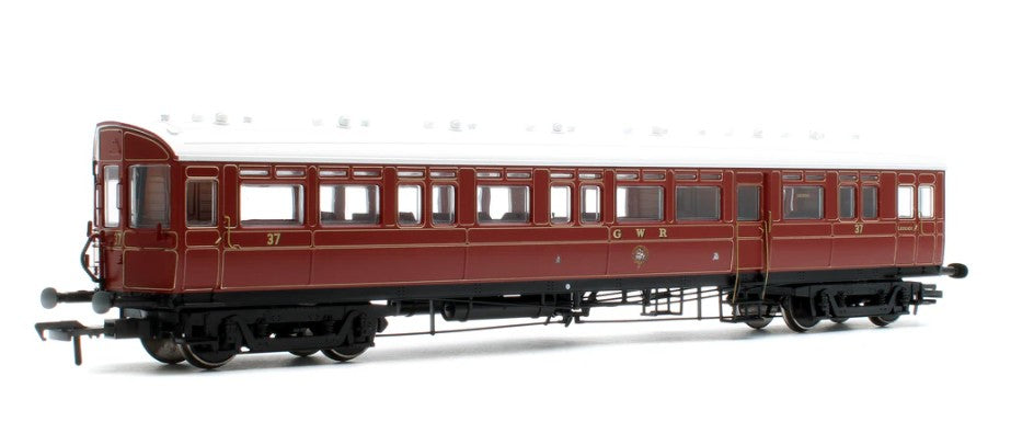 Dapol 4P-004-001 Autocoach GWR 37 Lined Crimson Lake