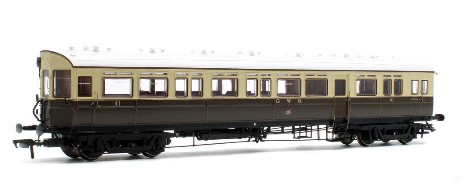 Dapol 4P-004-003 Autocoach GWR Twin Cities Crest 41 Chocolate & Cream