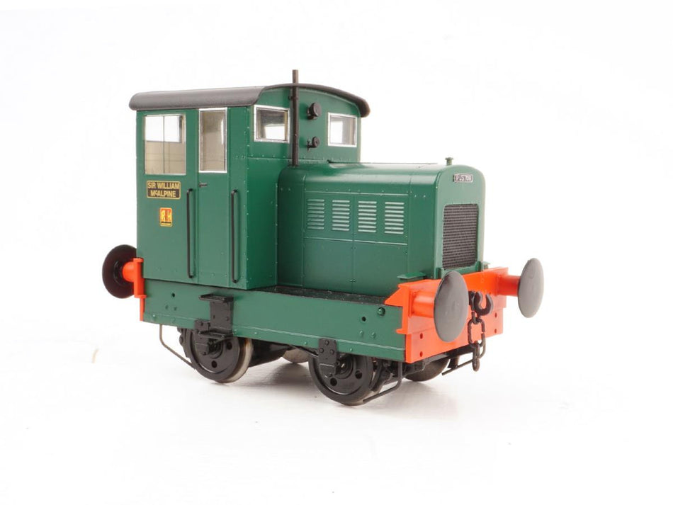 9037 - O Gauge Ruston & Hornsby 48DS Enclosed Cab Dk Green Sir William McAlpine