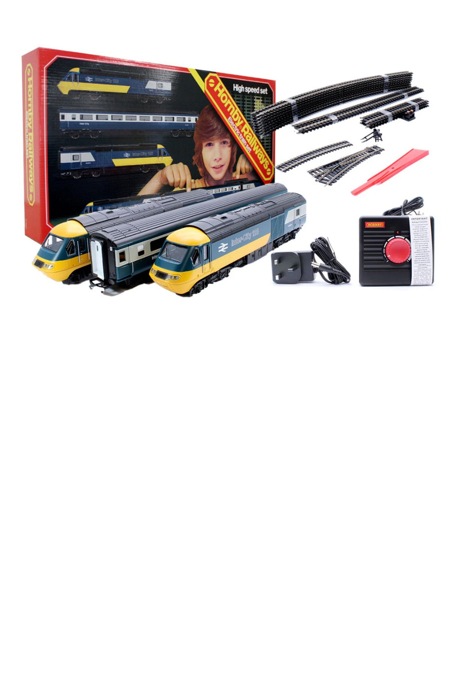 R1289M Hornby Railways B.R. High Speed Retro Train Set