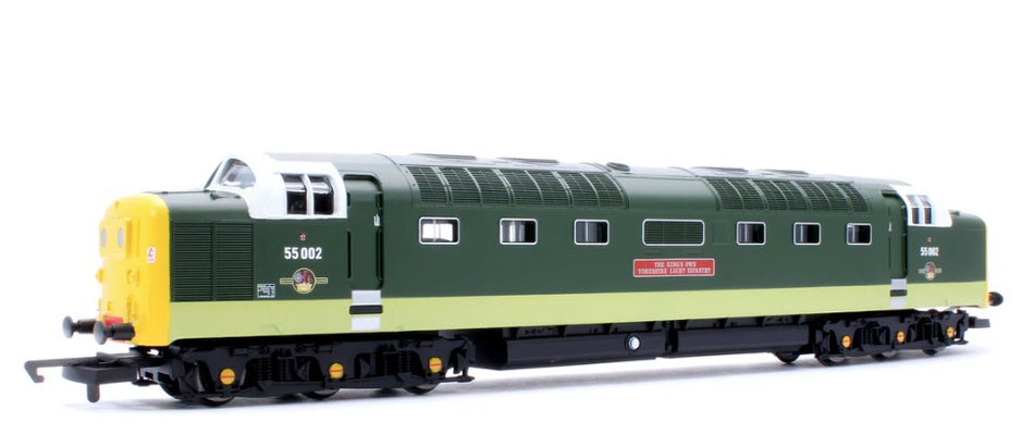 Hornby R30438TXS RailRoad BR Class 55 The Kings own Yorkshire Light Infantry No.55002 Diesel Locomotive - DCC Sound