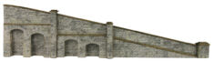 Metcalfe - N Scale Tapered Retaining Walls Stone Style - PN149