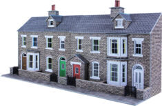 Metcalfe - Low Relief Terraced House Fronts - Stone - PO275