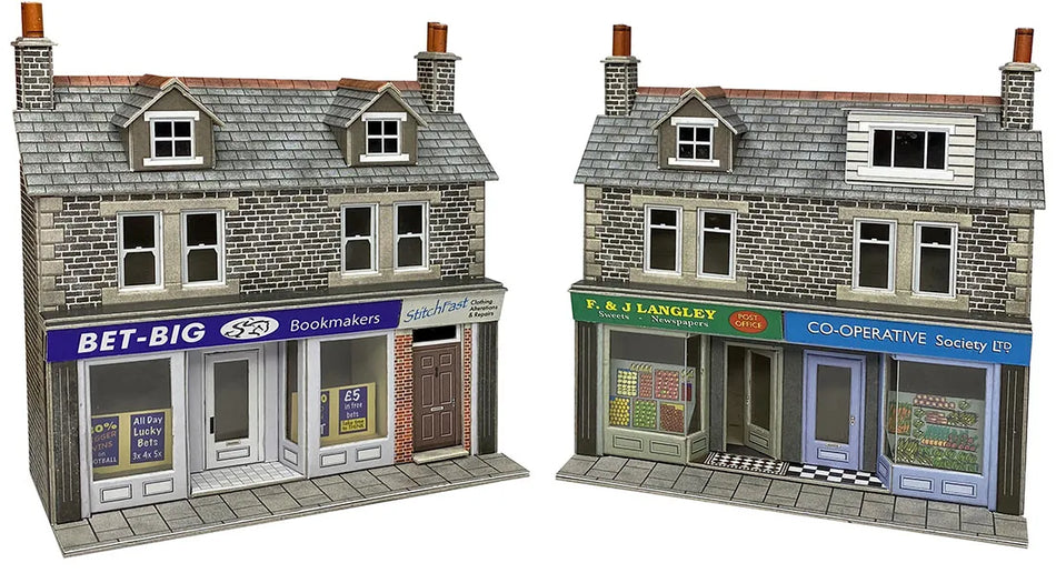 PO307 Low Relief Shop Fronts – Stone