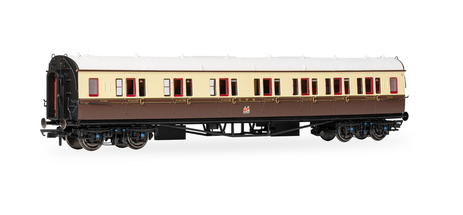 R40468 GWR Collett Coaches Corridor Composite RH No.6522