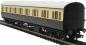 Hornby R4874 Collett 57' 'Bow ended' non-corridor composite (Left-hand) 6360 in GWR chocolate and cream