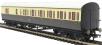 Hornby R4876A Collett 57' 'Bow ended' non-corridor brake third (Left-hand) in GWR chocolate and cream - 5503