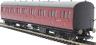 Hornby R4878A Collett 57' 'Bow ended' non-corridor composite (Left-hand) W6237W in BR crimson