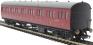 Hornby R4878 Collett 57' 'Bow ended' non-corridor composite (Left-hand) in BR crimson - W6630W