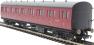 Hornby R4879A Collett 57' 'Bow ended' non-corridor composite (Right-hand) W6242W in BR crimson