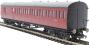 Hornby R4880A Collett 57' 'Bow ended' non-corridor brake third (Left-hand) W4949W in BR crimson