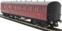 Hornby R4881 Collett 57' 'Bow ended' non-corridor brake third (Right-hand) in BR crimson - W5508W