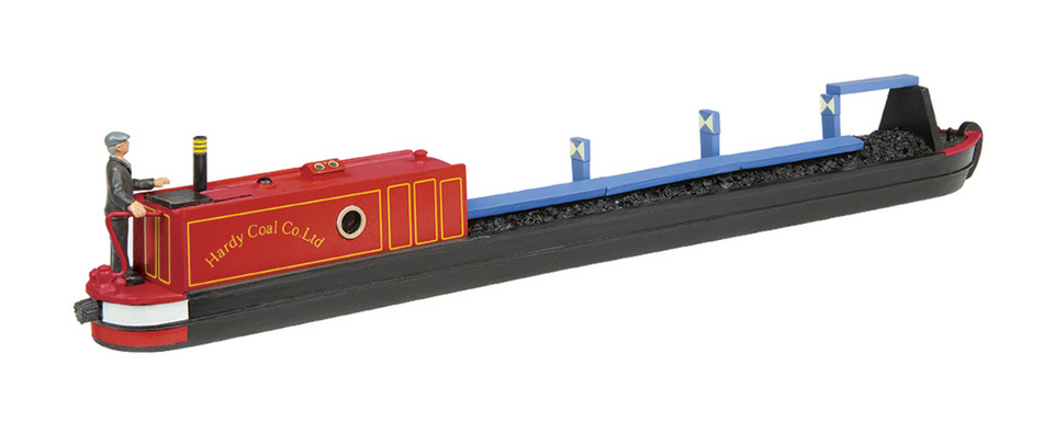 44-1017 Scenecraft OO Gauge Coal Barge - Red