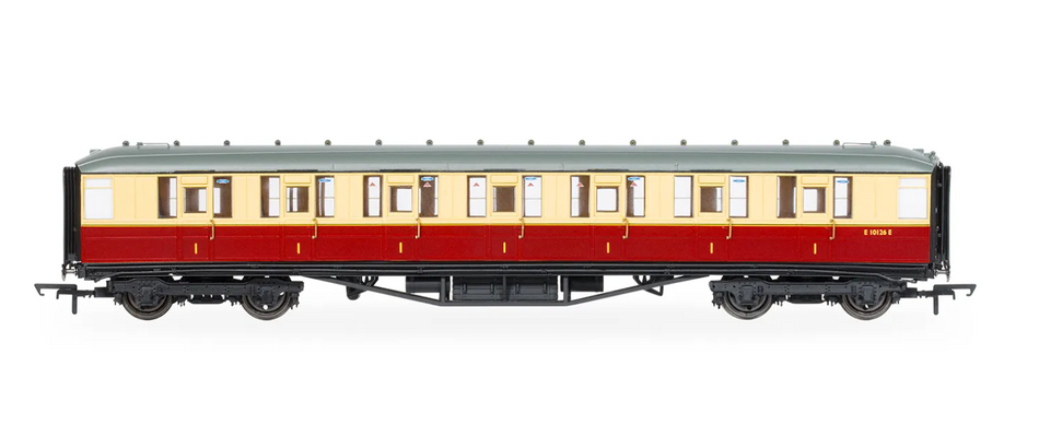 R40457 OO Gauge Hornby BR Gresley Corridor Crimson and cream 1st class E10126E