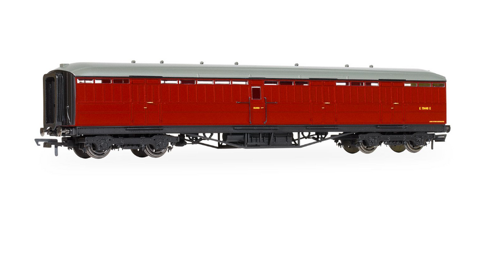 R40461 BR - Gresley Corridor - E70448E - Passenger Brake - Coach