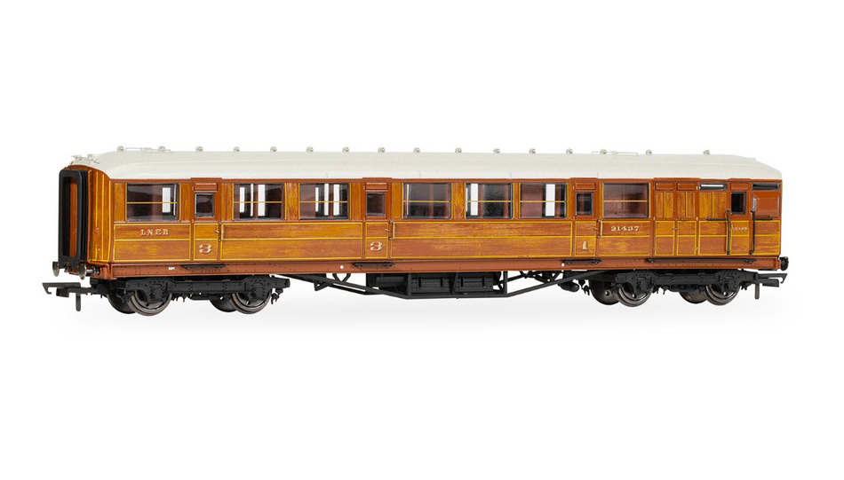 R40454 LNER - Gresley Corridor - 21437 - Brake Composite Coach